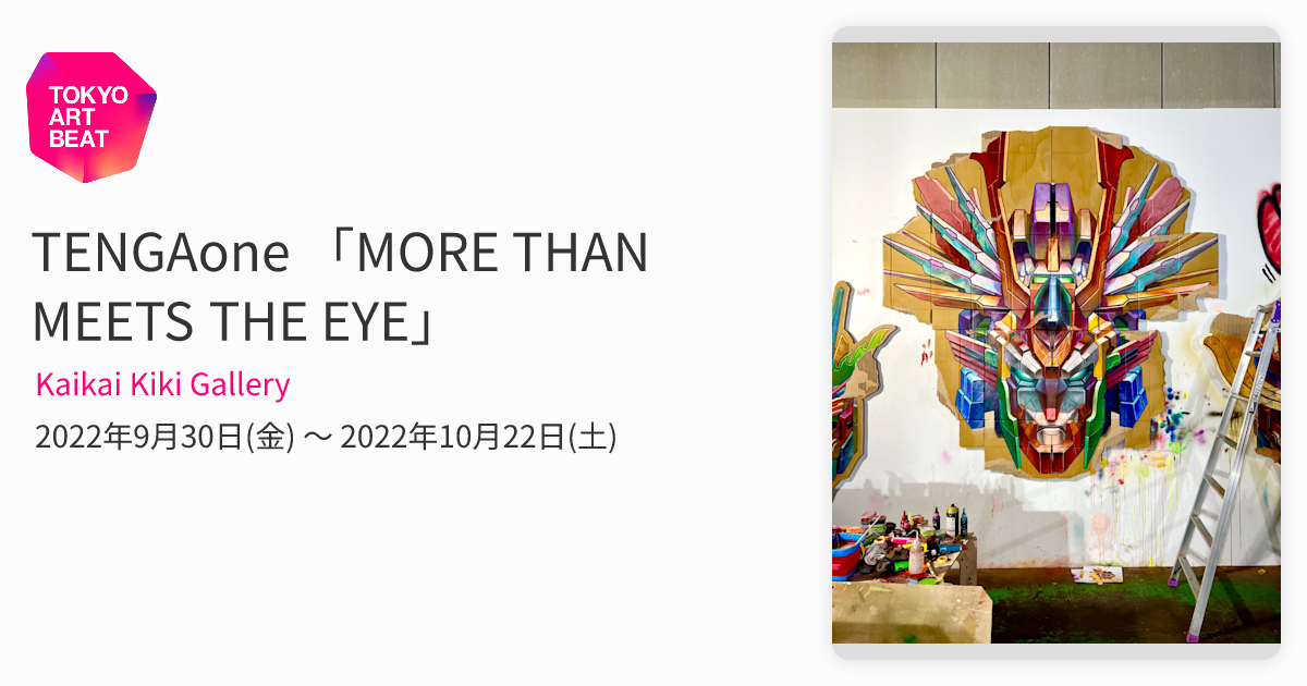 TENGAone 「MORE THAN MEETS THE EYE」 （Kaikai Kiki Gallery