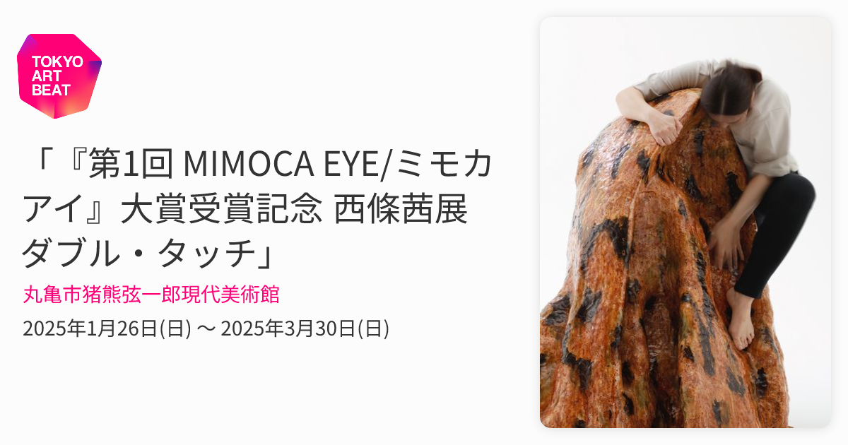 第1回 MIMOCA EYE/ミモカアイ』大賞受賞記念 西條茜展 ダブル・タッチ