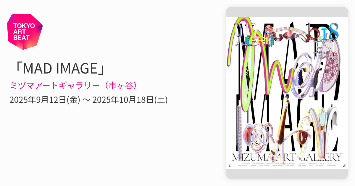 MAD IMAGE」 （ミヅマアートギャラリー（市ヶ谷）） ｜Tokyo Art Beat