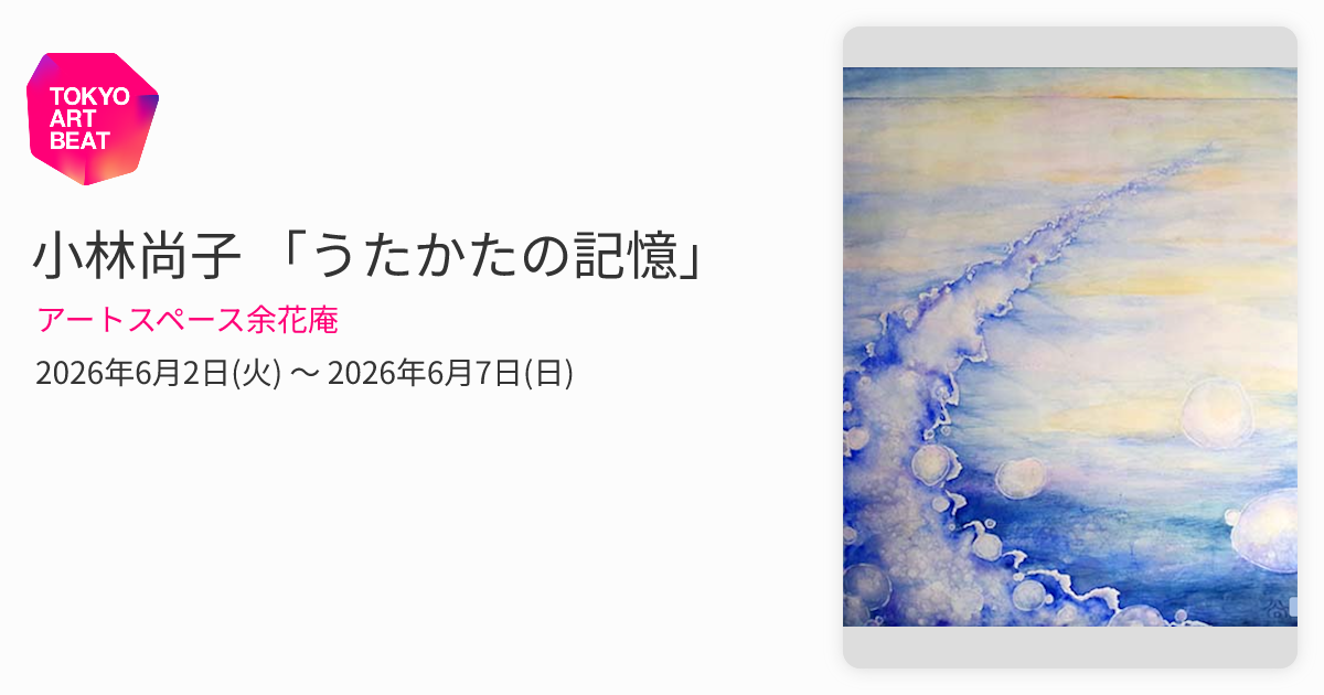 小林尚子　絵画　最終お値下げ 小林尚子 「うたかたの記憶」 （アートスペース余花庵） ｜Tokyo Art Beat その他