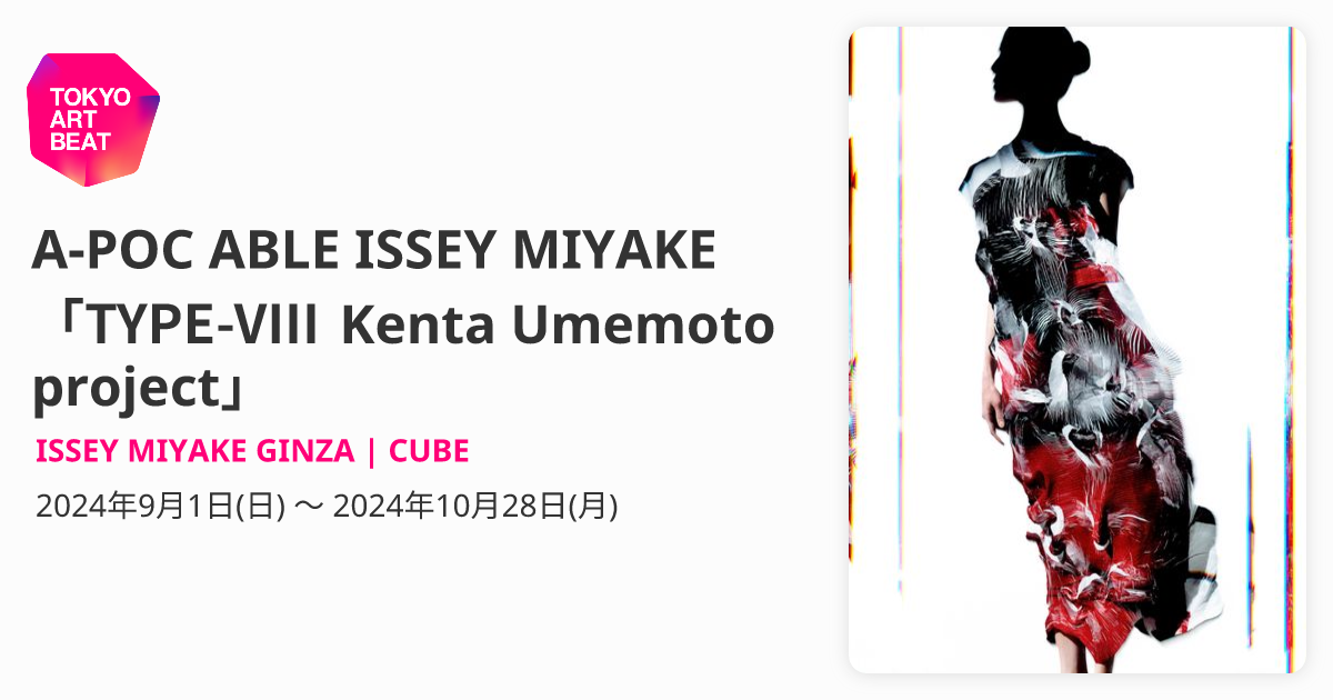 A-POC ABLE ISSEY MIYAKE 「TYPE-VIII Kenta Umemoto project 