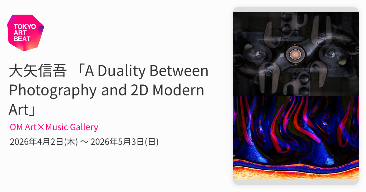 大矢信吾 「A Duality Between Photography and 2D Modern Art」 （OM