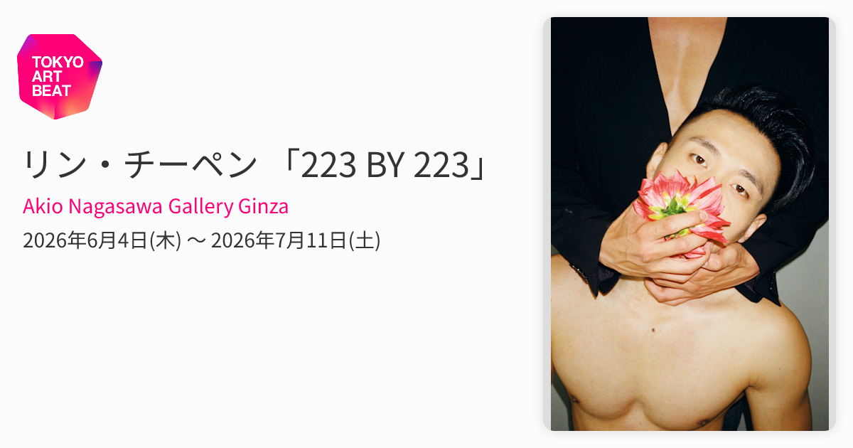 リン・チーペン 「223 BY 223」 （Akio Nagasawa Gallery Ginza