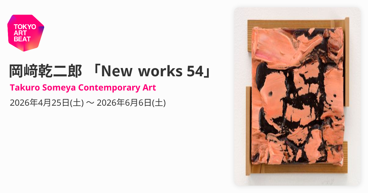 岡﨑乾二郎 「New works 54」 （Takuro Someya Contemporary Art