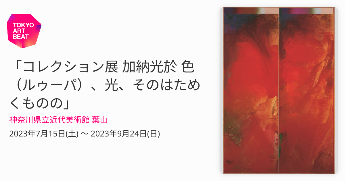 現代美術　加納光於『Illumination-1986 No.14』0118H 加納光於 「波動説」―インタリオをめぐって KANO Mitsuo Color