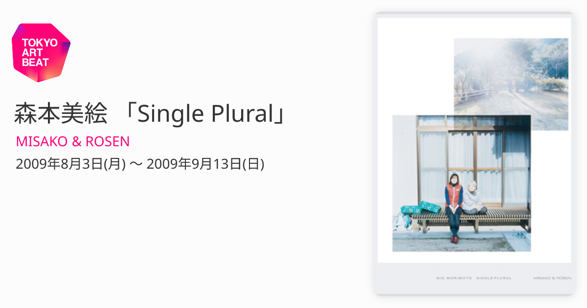 森本美絵 「Single Plural」 （MISAKO & ROSEN） ｜Tokyo Art Beat