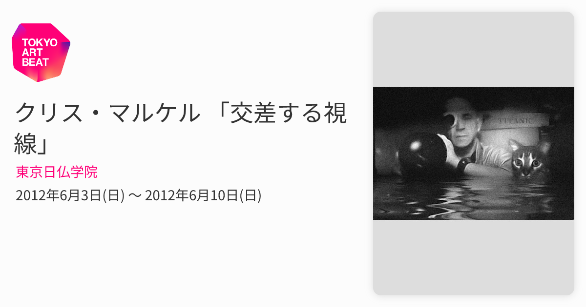 クリス・マルケル 「交差する視線」 （東京日仏学院） ｜Tokyo Art Beat