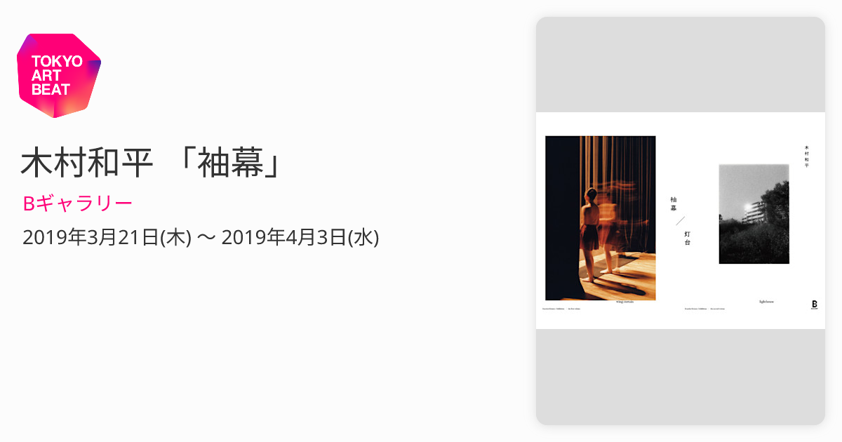 木村和平 「袖幕」 （Bギャラリー） ｜Tokyo Art Beat
