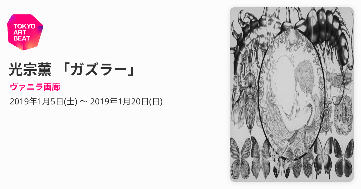 光宗薫 「ガズラー」 （ヴァニラ画廊） ｜Tokyo Art Beat