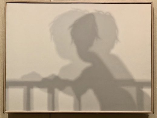 Jiro Takamatsu 'Silhouette' (1978) acrylic on canvas, 97.0x130.0 cm, Nerima Art Museum Collection