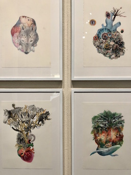 Maki Ohkojima, 'Entanglement hearts' series (partial) (2020) acrylic, pencil, oil pencil, Arches paper, 38.0x28.0 cm (set of 30), Artist's Collection