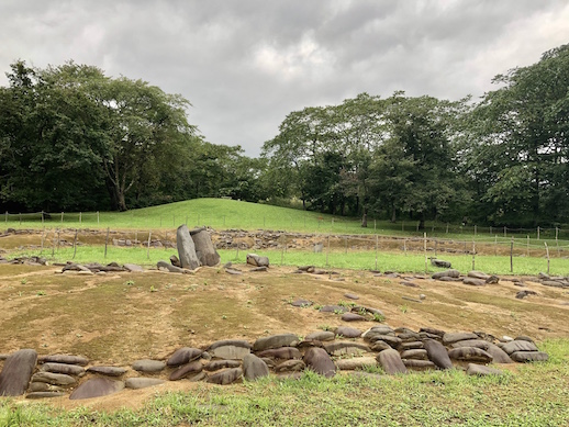 Stone circle at the Komakino Site