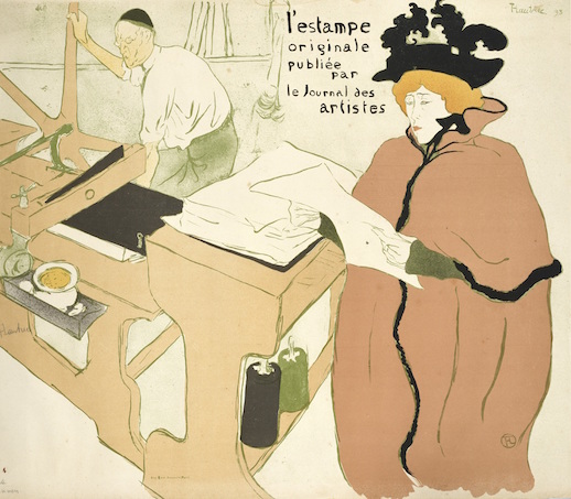 Henri de Toulouse-Lautrec, 'Couverture pour la première année de L'Estampe originale' (1893) Mitsubishi Ichigokan Museum, Tokyo, Lithograph on paper