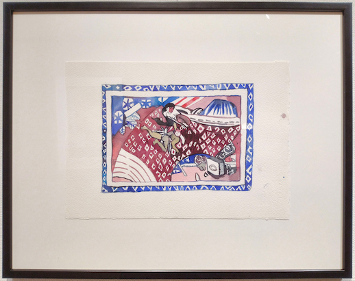 Zoe Porter, “Ama & Yokai” (2020),
Watercolor and Gouache on Paper