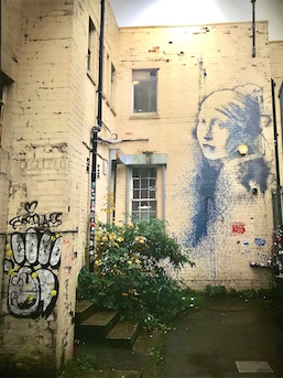 Banksy, 'The Girl with a Pierced Eardrum' (2014, Bristol, UK)