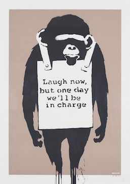 Banksy, 'Laugh Now' (2003), Private Collection